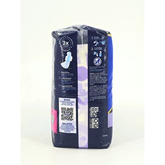 Always Maxi Size 5 Extra Heavy Overnight Pads with Wings 24 Pads - Picture 2 of 6